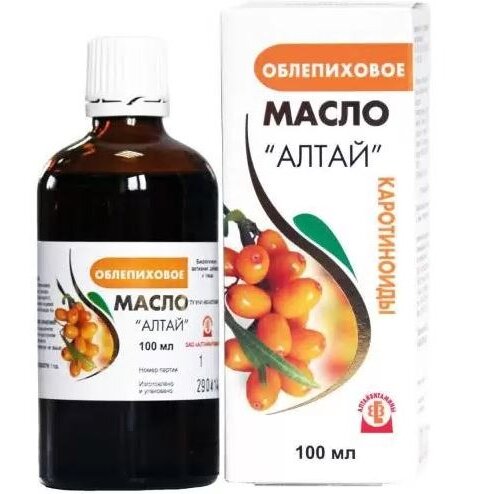 Облепиховое масло Алтай 100 мл