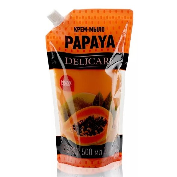 Жидкое крем-мыло Delicare папайя 500 мл