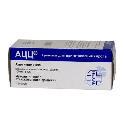 АЦЦ гранулы для приготовления сиропа 100 мг/5 мл 60 г