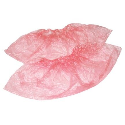 Бахилы медицинские прочные розовые пара 50 шт.