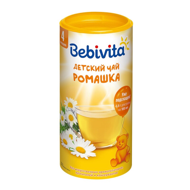 Детский чай гранулированный Bebivita Ромашка 200 г
