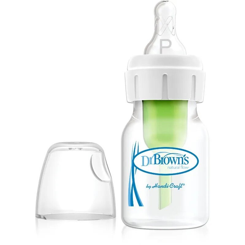 Бутылочка Dr. Brown's с узким горлышком антиколиковая с соской для недоношенных детей 60 мл