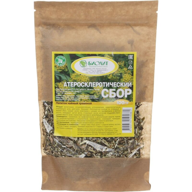 Биолит сбор атеросклеротический 100 г