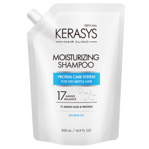 Шампунь Kerasys увлажняющий для волос Extra-Strength Moisturizing пакет 500 мл