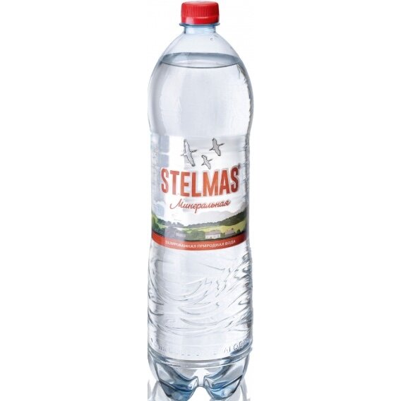 Вода Стэлмас минеральная газированная 0,6 л пэт