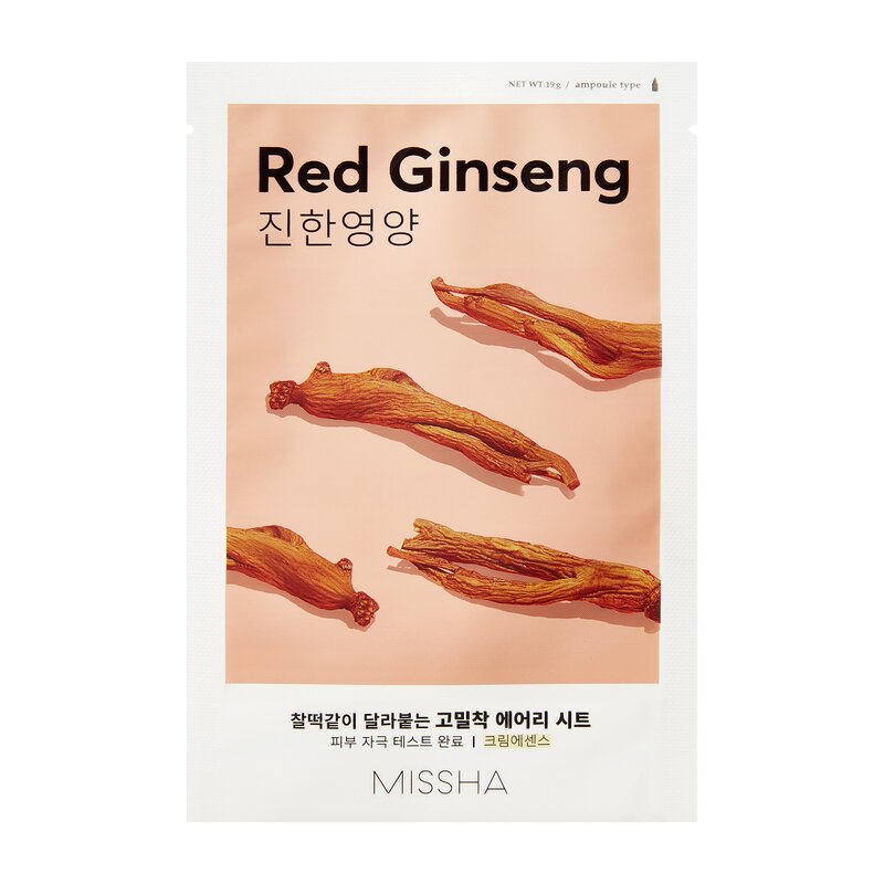 Маска для лица Red ginseng Airy fit sheet Missha