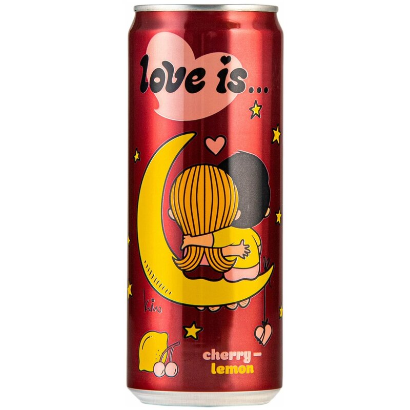 Love is напиток газированный вишня/лимон 0.33 л