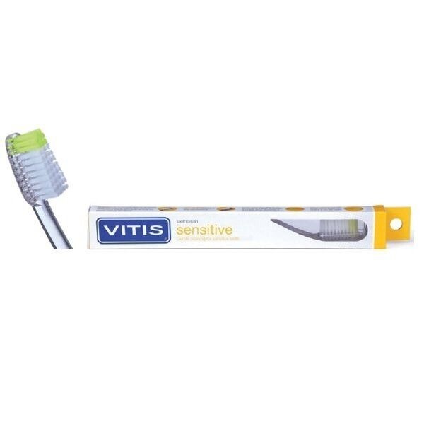 Зубная щетка Vitis Sensitive очень мягкая для чувствительных зубов и десен