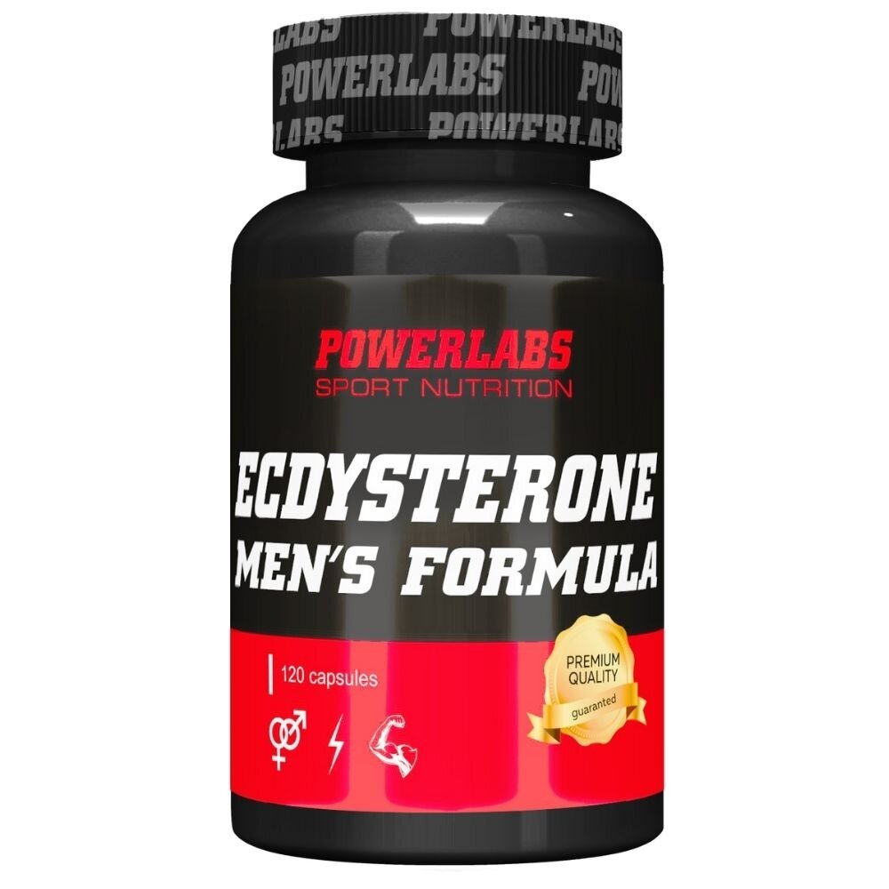 Экдистерон PowerLabs бустер тестостерона капсулы 120 шт.