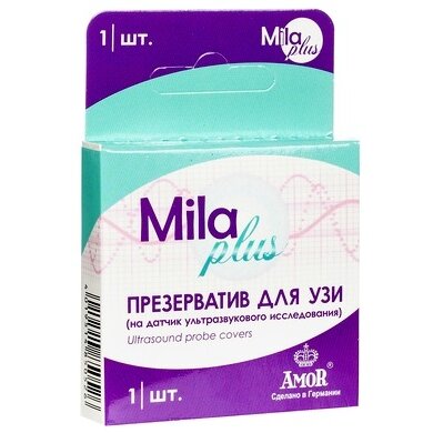 Презерватив Milaplus для УЗИ 1 шт.