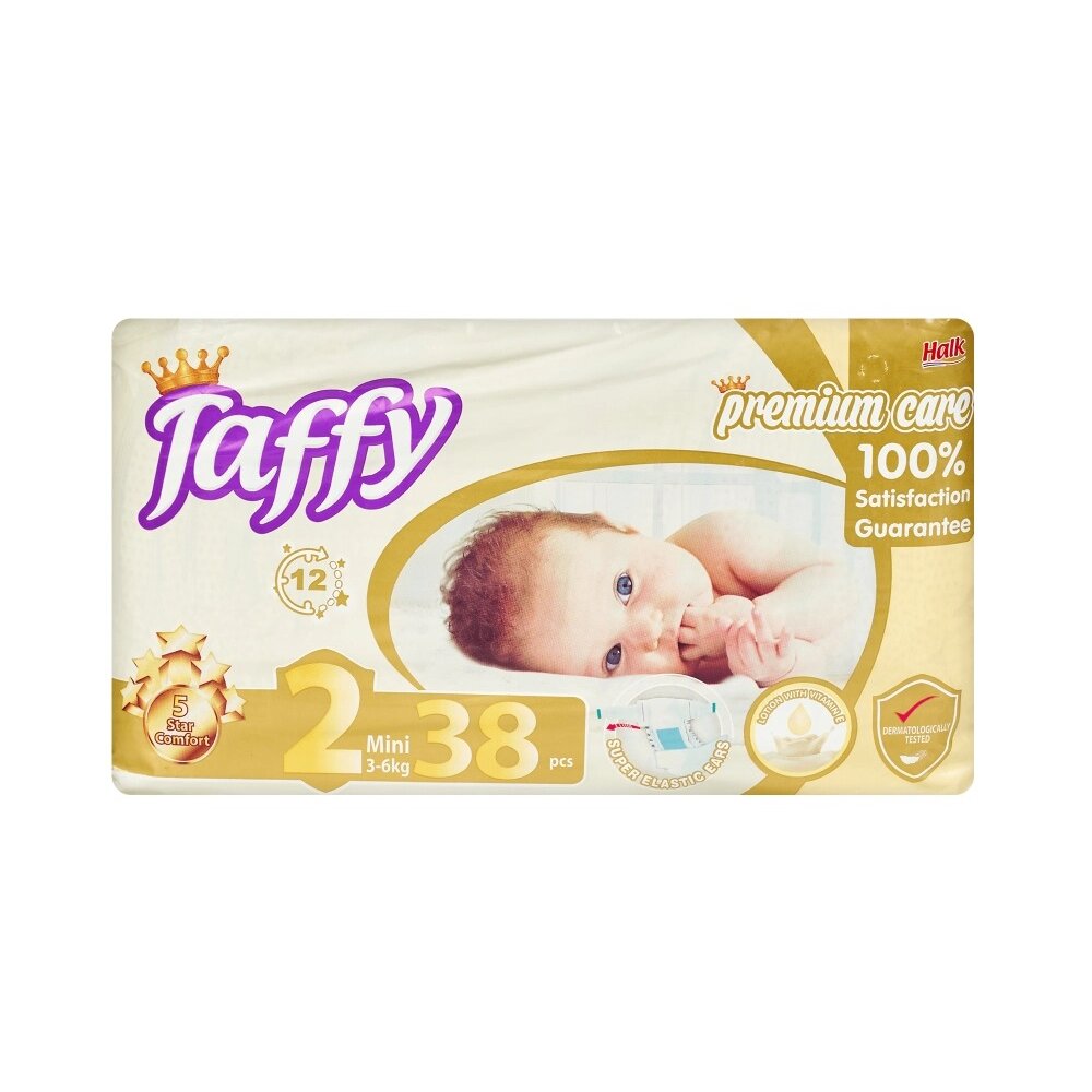 Подгузники детские Taffy premium размер 2 3-6кг 38 шт.