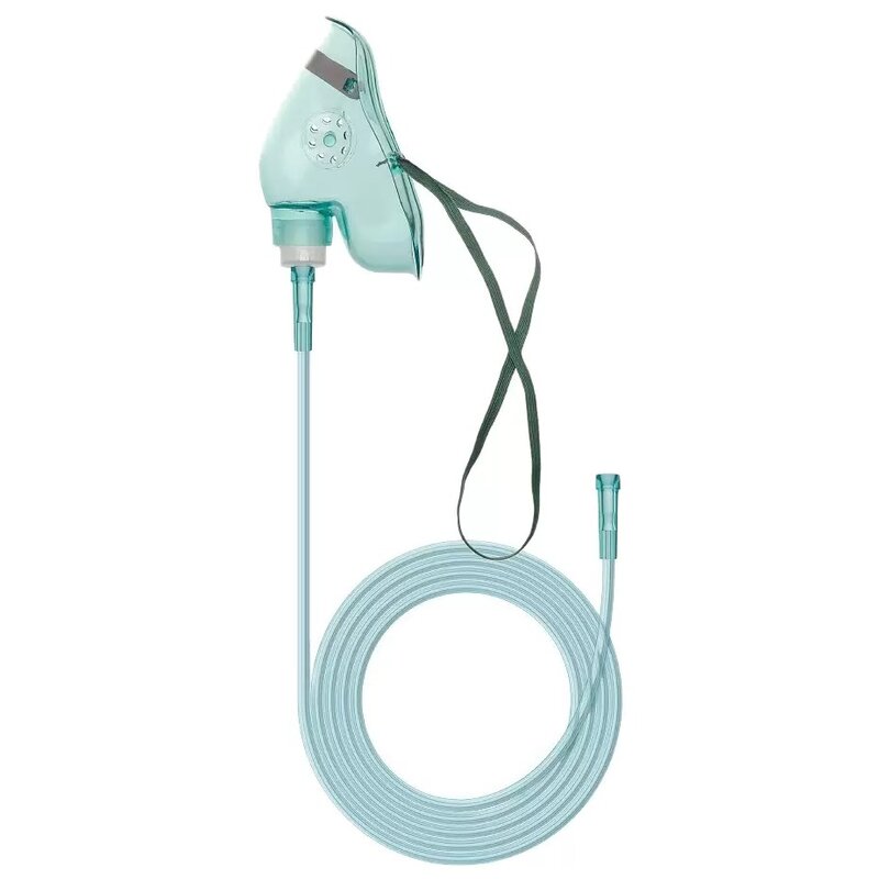 Маска кислородная удлиненная Mederen, р.M с трубкой кислородной соединительной 213 см