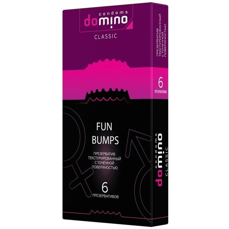Domino презервативы с точками 6 шт.