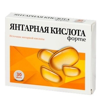 Янтарная кислота Форте PL таблетки 400 мг 30 шт.