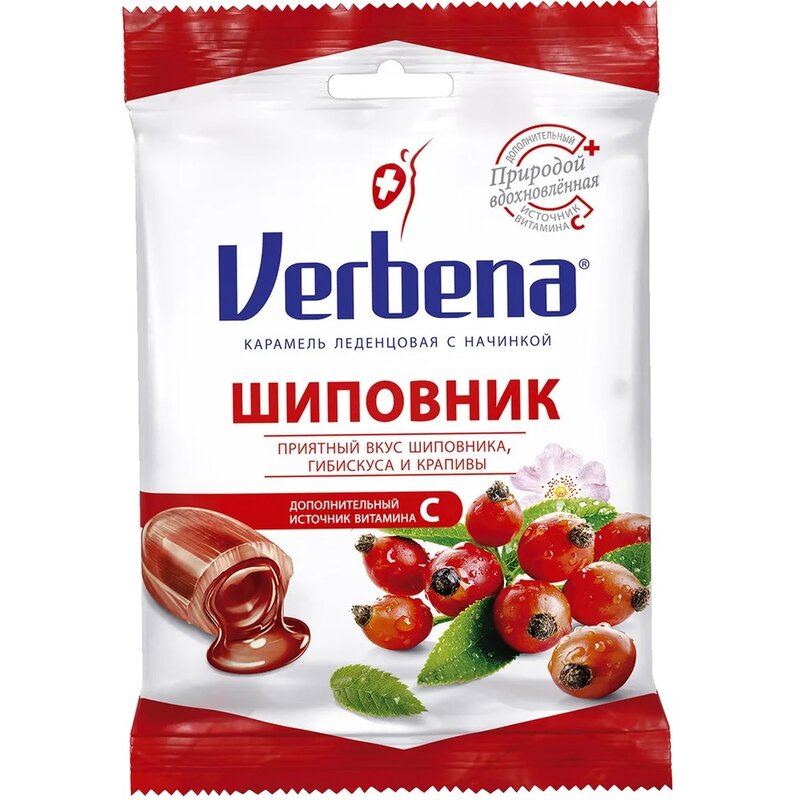 Вербена Шиповник со вкусом карамели 60 г