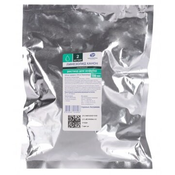 Линезолид Канон раствор для инфузий 2 мг/мл 100 мл