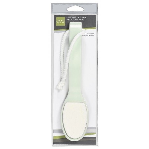 Пилка QVS для педикюра шлифовальная керамическая 2-сторонняя крупно- и мелкозернистая 10-1138