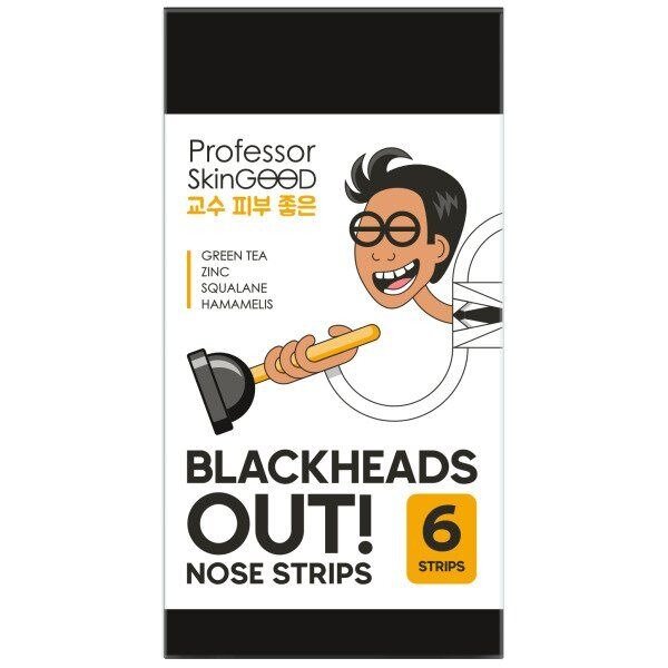 Полоски для носа Professor SkinGood Blackheads Out 6 шт.