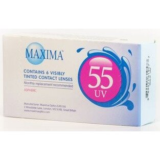 Линзы контактные Maxima 55 UV (8,6/-4,75) 6 шт.