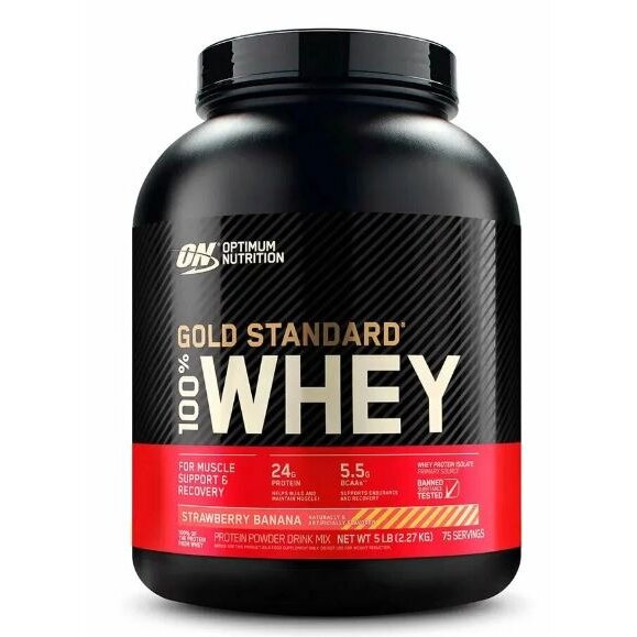 Протеин Optimum Nutrition 100% Whey Gold Standard Клубника 912 г