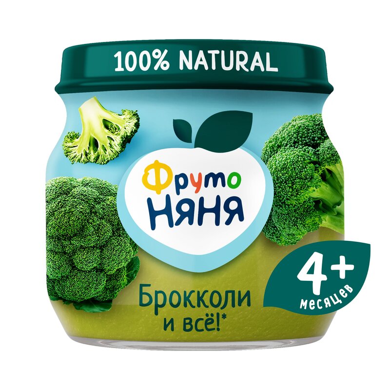 Пюре ФрутоНяня капуста брокколи с 4 мес. 80 г