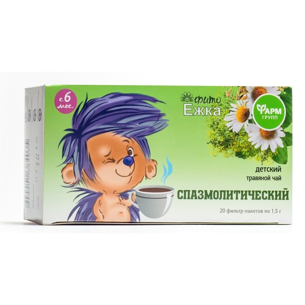 Чай травяной детский Фитоежка спазмолитический фильтр-пакеты 1,5 г 20 шт.