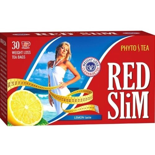 Чай Red slim лимон 2 г фильтр-пакеты 30 шт.