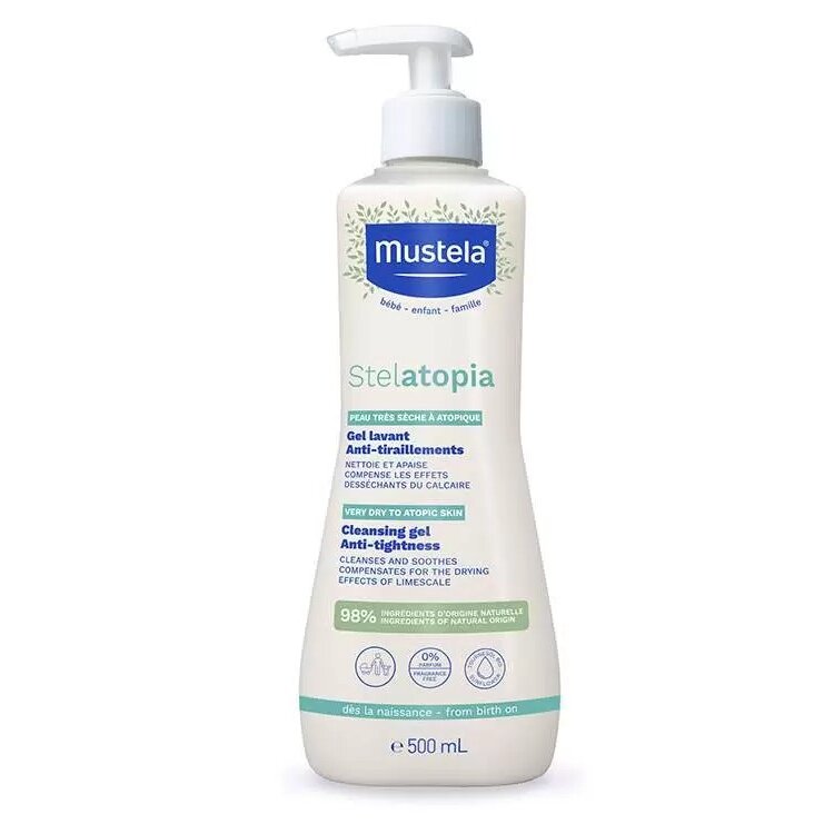 Гель очищающий Mustela Stelatopia 500 мл