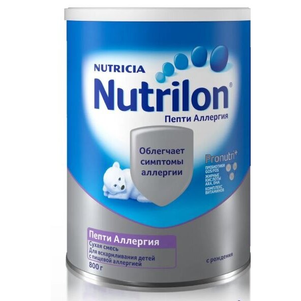 Молочная смесь Нутрилон (Nutrilon) Пепти Аллергия с пребиотиками 800 г