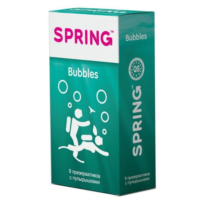 Презервативы SPRING Bubbles 12 шт.