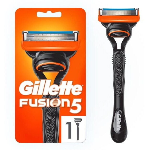 Бритва мужская Gillette Fusion с 2 сменными кассетами