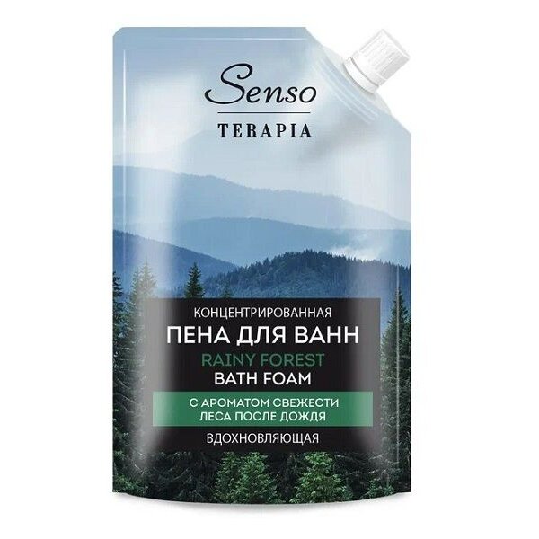Пена для ванн концентрированная вдохновляющая Rainy forest SensoTerapia (СенсоТерапия) дой-пак 500 мл