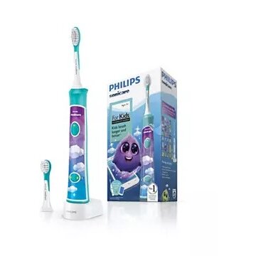 Зубная щетка электрическая Philips sonicare с блютуз для детей с 3 лет HX6322/04