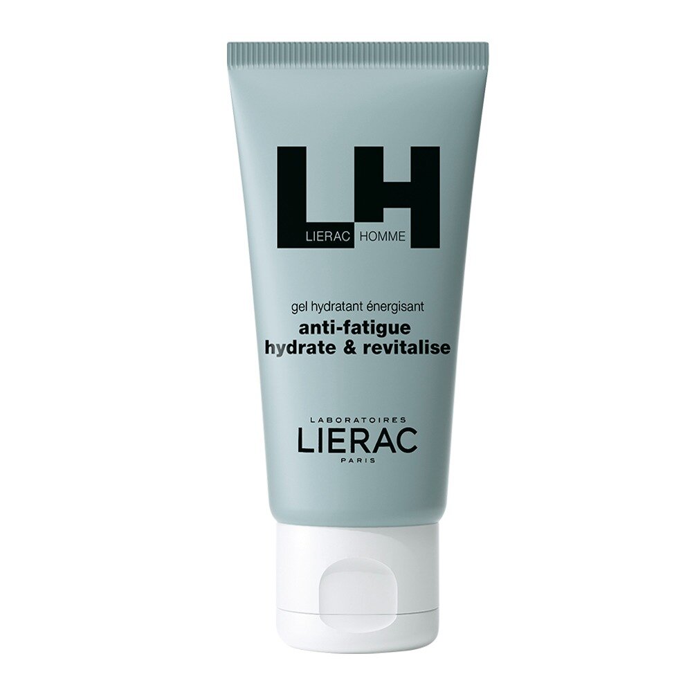 Гель для лица и кожи контура глаз для мужчин Lierac увлажняющий тонизирующий 50 мл