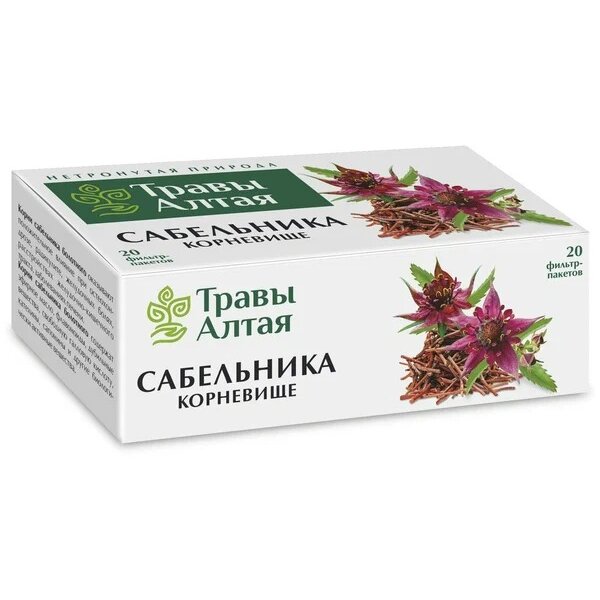 Сабельника корневища серии Алтай 1,5 г 20 шт.