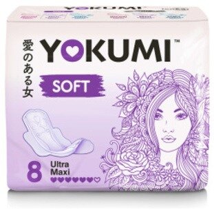 Прокладки гигиенические YOKUMI Soft Ultra Maxi 8 шт.
