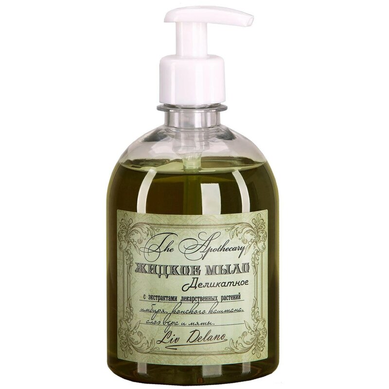 Мыло жидкое Liv Delano имбирь/конский каштан/алоэ вера/мята 480 г