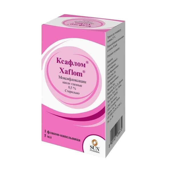 Ксафлом капли глазные 0,5% 5 мл