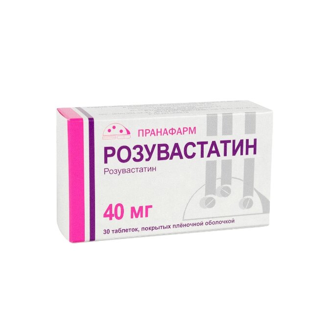 Розувастатин-Прана таблетки 40 мг 30 шт.