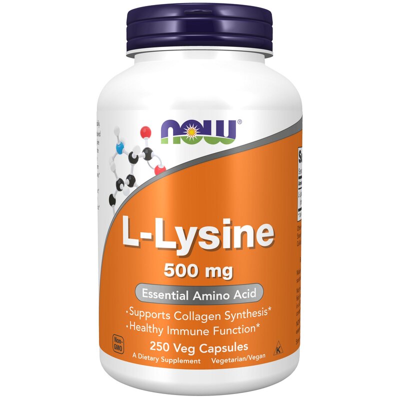 L-Лизин Now Foods капсулы 500 мг 250 шт.