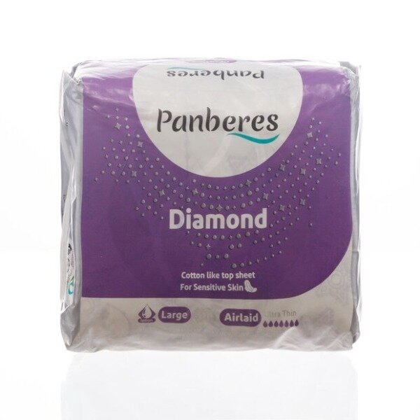 Прокладки Panberes Diamond Cotton Airlaid L 7 капель 10 шт.