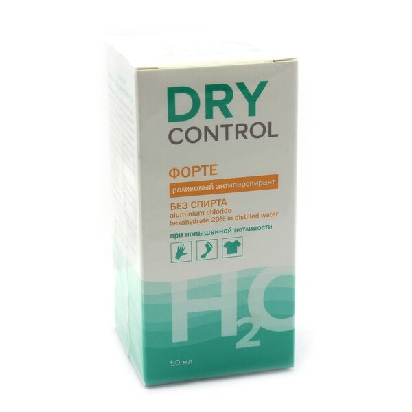 Антиперспирант Dry Control Forte 20% от обильного потоотделения без спирта ролик 50 мл