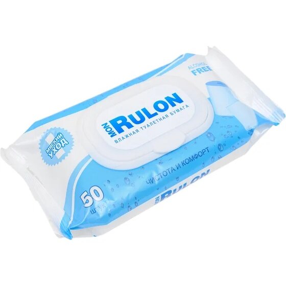 Влажная туалетная бумага Mon Rulon 50 шт.