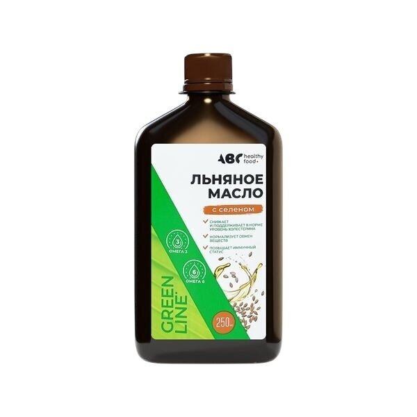 Льняное масло с селеном ABC Healthy Food 250 мл