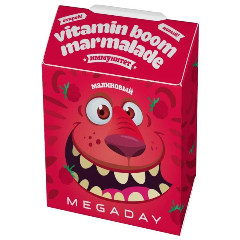 Мармелад иммуно Megaday витамин С и малина 20 г