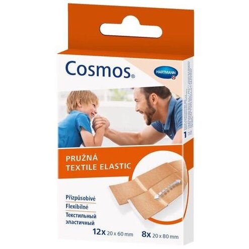 Пластырь Hartmann Cosmos Textile Flexible (Elastic) 2 размера 20 шт.