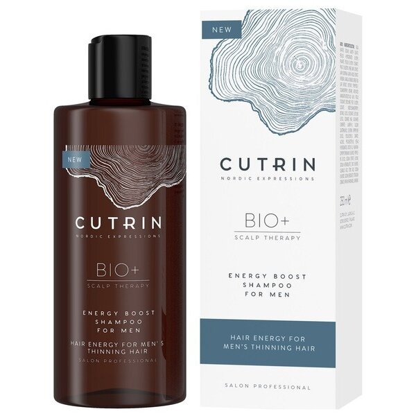 Шампунь-бустер Cutrin для укрепления волос у мужчин Energy boost 250 мл