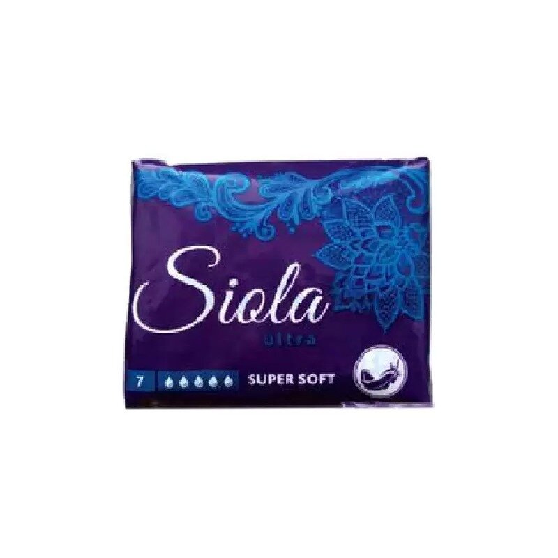 Гигиенические прокладки Siola Ultra Soft Super 5 капель 7 шт.
