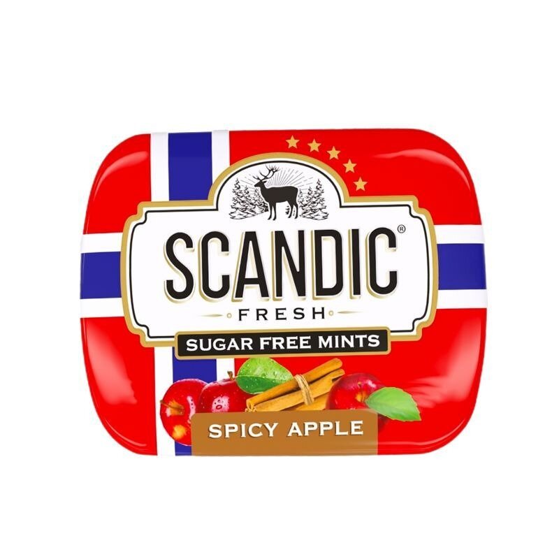Драже без сахара Scandic Яблоко 14 г