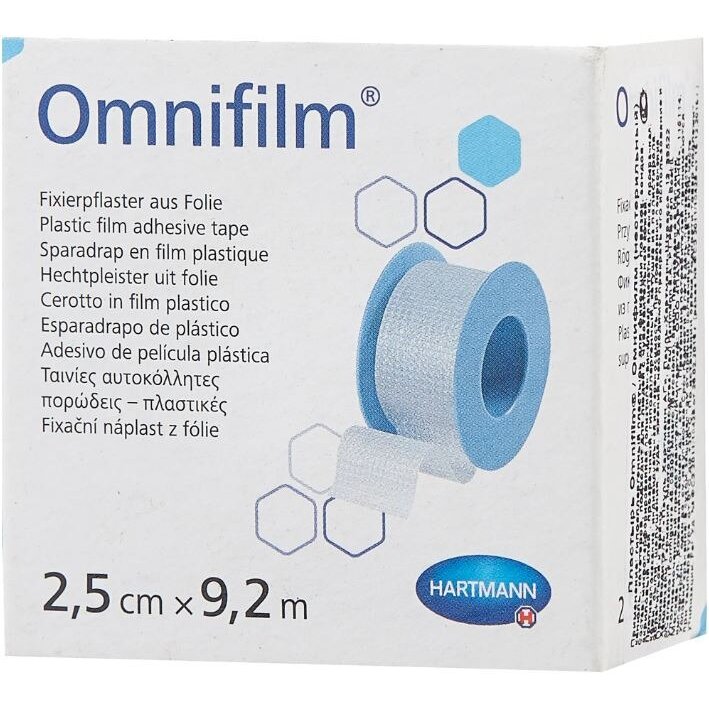 Пластырь фиксирующий Hartmann Omnifilm пористый на полимерной основе 2,5 x 920 см